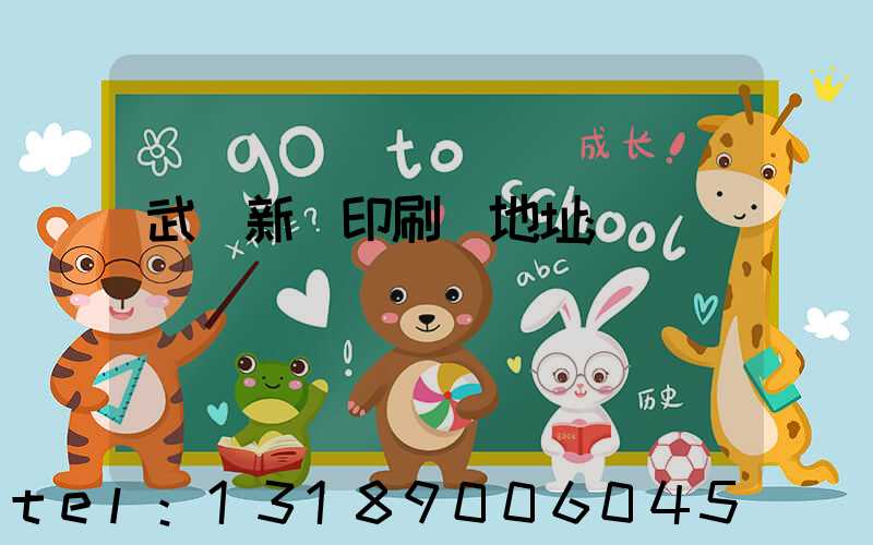 武漢新華印刷廠地址